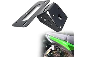 WARFEL Rear Tail Tidy Fender Eliminator For Kawasaki Z125 Z125 Pro 2017 2018 2019 2020 2021 2022 2023 License Plate Holder Bracket Registration Plate Holder