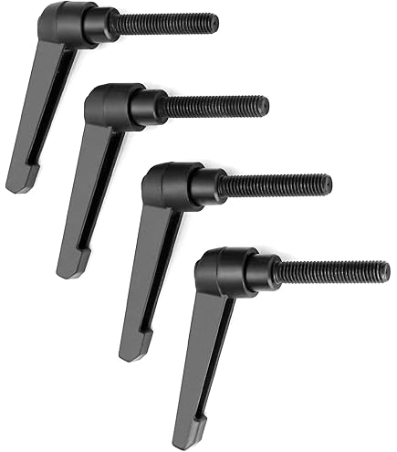 4 Maniglie Di Serraggio Regolabili M8 - Leva Di Bloccaggio In Metallo Per Macchinari - Foto 11