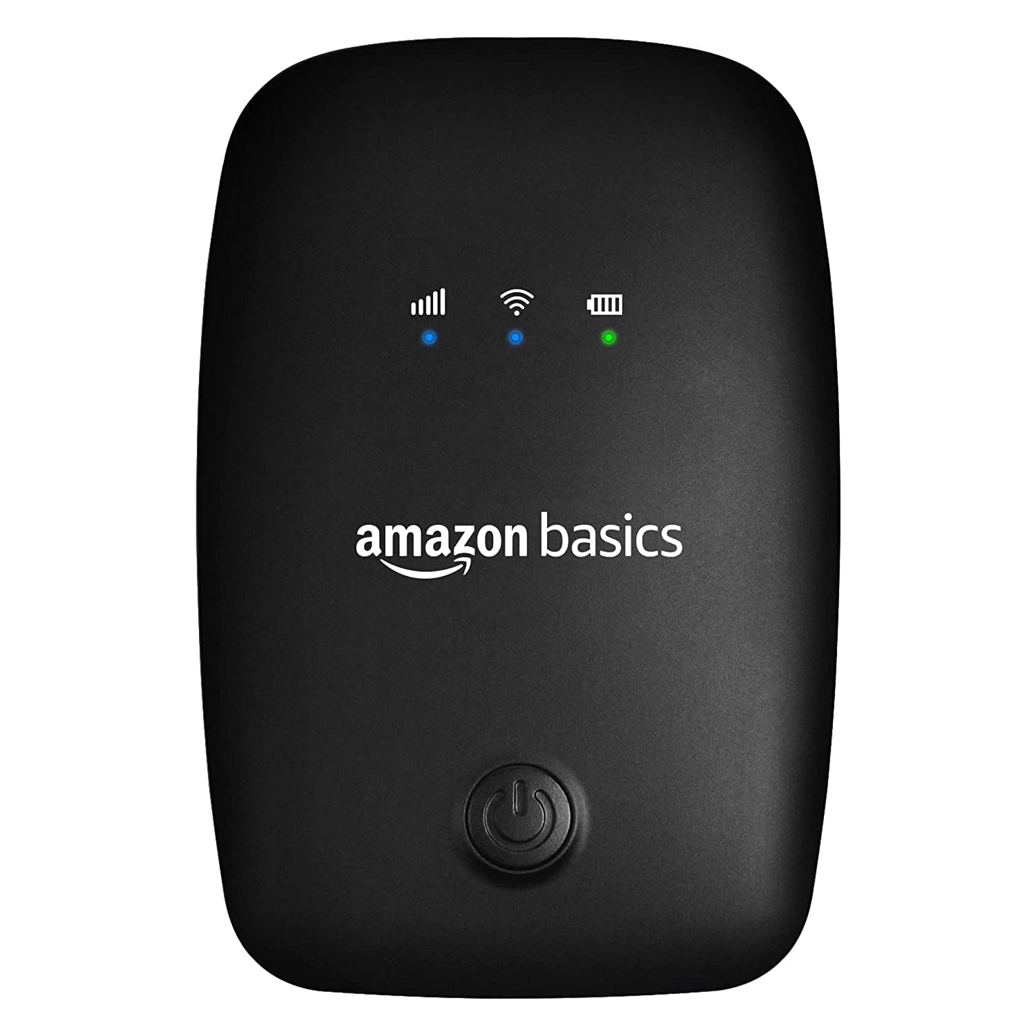 AmazonBasics 4G LTE Wireless Dongle with All SIM Network Support | Plug & Play Data Card Stick with up to 150Mbps WiFi Hotspot | 2100mAh Rechargeable Battery| SIM Adapter Included (Black)