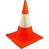 Henbrandt Adults Orange Road Traffic Cone Hat Funny Stag Night Fancy Dress Costume