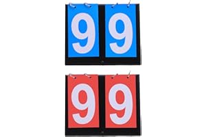 CTForest Pack of 2 scoreboard, sports scoreboard, counter, portable scoreboard, suitable for displaying game results