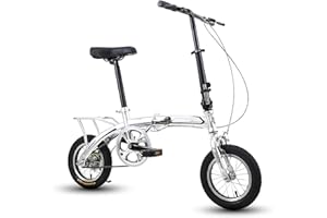 SJAPEX Bici Pieghevole Da 12 Pollici, Bici Da Studente, Bici Urbane Compatte, Per Adulti, Mini Bici Pieghevole Leggera, Per Bici Da Lavoro E Scuola