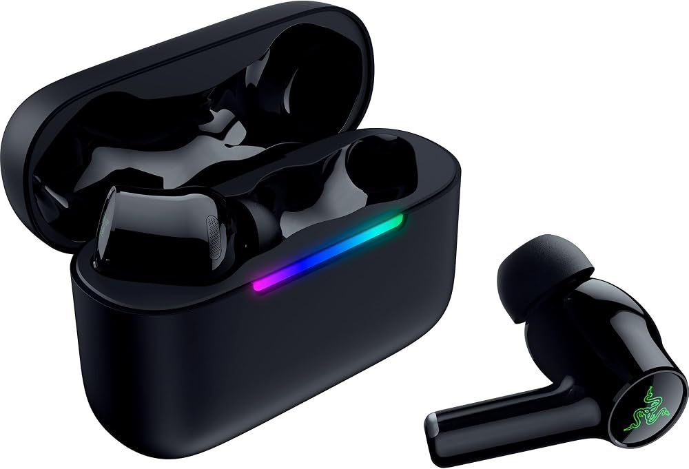 Razer Hammerhead V3 X HyperSpeed - Kablosuz Çoklu Platform Oyun Kulaklıkları - HyperSpeed Kablosuz ve Bluetooth - 40 Saat Pil Ömrü - Suya Dayanıklı IPX4 - THX Spatial Audio | Siyah