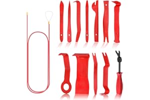 PROFIWOAB Lot de 13 outils de démontage de voiture - Kit de cales de moulure - Outil de réparation automobile universel pour l'enlèvement de portière de voiture et panneaux