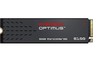SANDISK Optimus™ 5100 NVMe™ SSD, 500GB, Upto 6600MB/s R, 5600MB/s W, 5Y Warranty, PCIe Gen 4 NVMe M.2 (2280), Gaming Storage, Internal Solid State Drive (SDSP51500GAN-000E0)