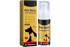 Mnozreo Haustier Haut Juckreiz Lindern Spray,Haustier Hautpflege Spray,Hautspray für Haustiere,Feuchtigkeitsspender Trockene Haut,Haustier Wundpflege Spray Für Haut Juckende,50ML,1PC
