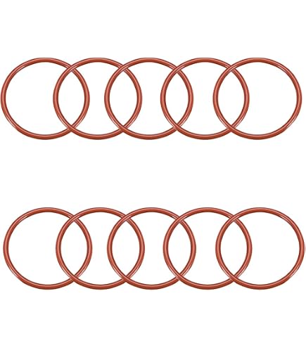 Uxcell Fluorine Rubber O-Rings, 5-Pack – Heat & Oil Resistant Seals For Plumbing - View #2