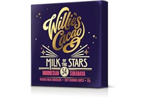 Willie's Cacao Bar - Milk of the Stars, Surabaya 54% Milk Chocolate - 50g - Soft caramel notes - Artisan made