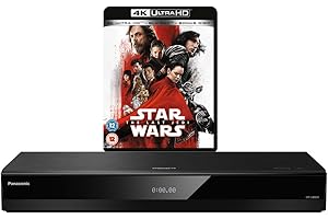 PANASONIC BUNDLE Panasonic DP-UB820 MULTIREGION for DVD Blu-ray Player Bundle with Star Wars The Last Jedi Ultra HD 4K Blu-ray Disc