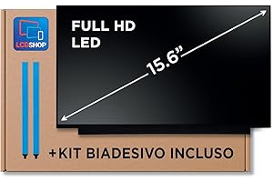 HIQ+ 15.6" Led Compatibile con Lenovo IdeaPad 5 15IIL05 Full Hd IPS Display Schermo