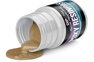 Epoxy Resin (Epoxidharz) Pigment Paste Beige ca. RAL 1001 Profi Hochpigmentierte Farbpaste für Epoxidharz Epoxy Resin Polyurethan Kunstharz Resin Art (80 Gramm)