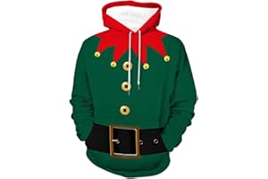 KASHYKE Hässliche Weihnachtspullover Herren Lustig 3XL 4XL 5XL 6XL Christmas Sweater Ugly Große Größen Weihnachtspullover+Herren Funny Witzige Weihnachten Pullover Xmas Weihnachts Pullis Hässlicher Hoodie