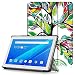 Produktbild Lenovo Tab4 10 Plus Hülle - Ultra Dünn PU Leder Schutzhülle mit Standfunktion und Auto Aufwachen / Schlaf Funktion für Lenovo Tab4 10 Plus 25,654 cm (10,1 Zoll Full HD IPS Touch) Tablet-PC, Bunte Baum