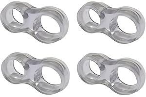 BRICOLEVA.IT Fermaporte in Silicone per Maniglie - Protezione Maniglia Porte - Antigraffio porte - Tampone Silicone Maniglia (4 PZ)