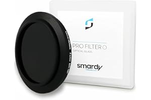 M&L MOBILES smardy 55mm - 62mm Variable ND Filtro ND2 - ND400 Densidad Neutral Ajustable Incluyendo Paño de Limpieza de Microfibra