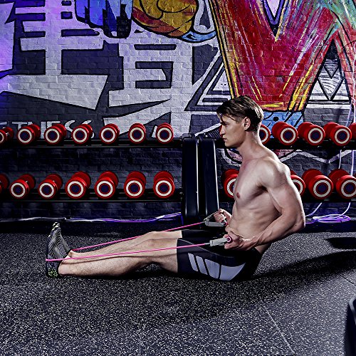 Resistance Fitnessbändern Liveup SPORTS Toning Tube Gymnastikbänder Widerstandsschleife für Yoga, Pilates, Reha-Sport Physio-Gymnastik – Für Männer & Frauen – Hergestellt aus Natürlichem Latex- LS3201 - 3