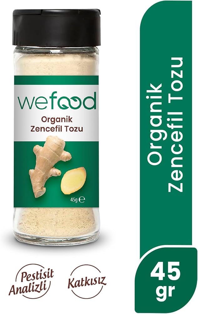 Wefood Organik Zencefil Tozu 45 gr