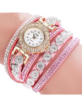 Frauen Armband Uhr, Kingwo CCQ Frauen arbeiten beiläufiges AnalogQuartz Frauen Rhinestone Uhr Armband Uhr Geschenk...