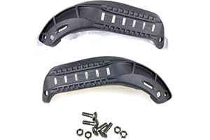 ATAIRSOFT Taktisch Airsoft Hohe Qualität Helm Seite Schiene Set Handbuch Zubehör für ACH, Mich 2000/2001/2002 Blattwerk grün …