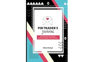 Pin Trader's Journal: Keep Record of Your Trades, Tracking Numbers, and Happy Mail
