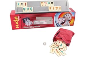 STAR OYUN ALETLERI Staroyun 1010129 Flash Plastik Rommé-Set, 13 x 54 x 11 cm, Mehrfarbig