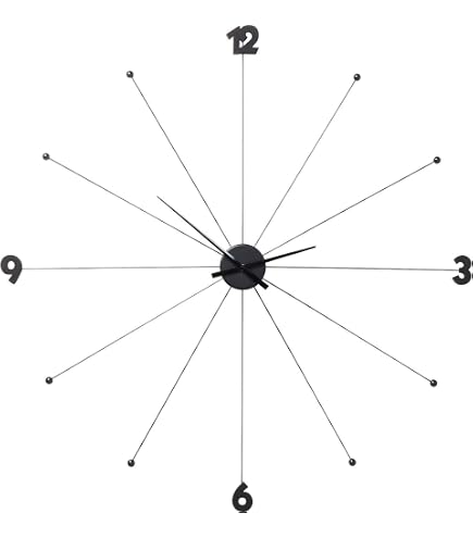 Wanduhren Design Ausgefallene CalleaDesign - Wanduhr Große Merletto, Graublau Callea Wanduhren