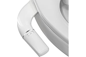 PENDEJATO Bidet Ultra Fin Pour Toilettes, Non Électrique, Bidet Fin, Avec Buses Autonettoyantes Rétractables（Anti-colmatage） Et Bouton Rotatif Pour Régler La Pression De L'eau (Buses Individuelles)