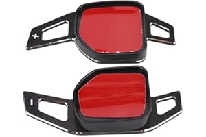 YHG Lenkrad-Schaltwippen 1 Paar Lenkrad-Schaltknaufverlängerung für A1 A3 A4 A6 A7 A8 Q5 Q7