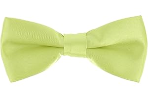 cravateSlim Fliege für Jungen, einfarbig – Fliege für Kinder, Trauzeuge, Hochzeit, Taufe – Kollektion Vater und Sohn, Vater und Kind