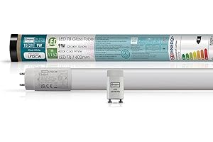 Crompton Lamps 2ft LED T8 Tube, 4000K Cool White, 9W (18W Equivalent), Replacement Fluorescent Tubes for LED Batten Light, Ceiling Strip Lights, Garage Lighting, Includes Fluorescent Starter