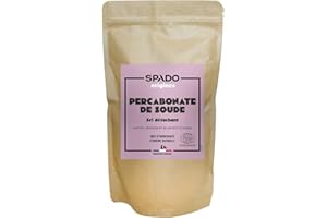 GLOSS SPADO Origines - Percarbonate de Soude en Poudre - Détachant & Nettoyant Multi-Usage - À l'Oxygène Actif - 100% d’ingrédients d’origine naturelle - ECOCERT - Fabrication Française - 1 kg