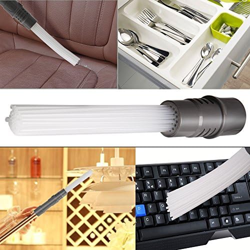 Dust Daddy,Universal Vacuum Attachment，CARETH Brush Cleaner Dust Remover Cleaning Tool for Air Vents/Keyboards/Drawers/Car/Tools/Crafts/Jewelry/Plants