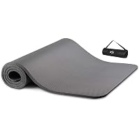OJS ® EVA Yoga Mat with Carrying Bag for Gym Workout and Yoga Exercise with 6mm Thickness, Anti-Slip Yoga Mat for Men…