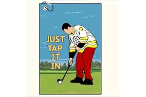 GENERIC Happy Gilmore Golf Towel with Bag Clip Adam Sandler Golf Film Golfing Accessories Gift (Just Tap It In)