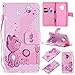 Produktbild Schutzhülle für Samsung Galaxy S9 Hülle, ZCRO Flip Case Leder Tasche Handytasche Hülle mit Muster Bunt Kartenfach Magnet Standfunktion Strap Cover Multifunktion Wallet Case Design im Bookstyle Schutzhülle Etui Handyhüllen Schale für Samsung Galaxy S9 (Cute Katze)