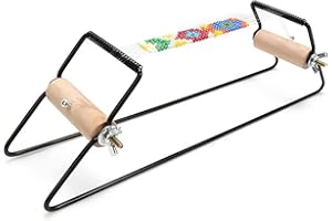 YOWMINA Metier a Tisser Perle, Machine de Tissage Perles, Bead Loom Kit de Tissage de Perles pour Débutants, Kit de Tissage de Perles en Acier Inoxydable pour Tisser des Bracelets