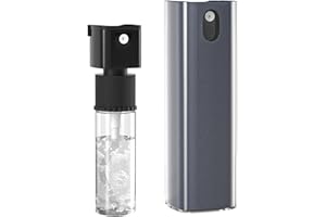 Screen Cleaner, Ciscle 4 in 1 Screen Cleaner Tool Kit with Microfiber Cloth Case, Portable Refillable Cleaning Spray Bottle with Liquid for Phone/TV/Tablet/Monitor/Car Screens/Laptop Dark Grey