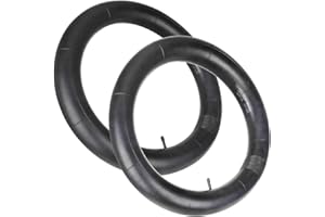 myBESTscooter - Lot de 2 chambres à air de 20 x 4,0 pour roue de Fat Bike avec valve Schrader droite, compatible avec les vélos électriques Fat Tire de 50,8 cm, caoutchouc butyle, 20-INN-TB-FT-TR