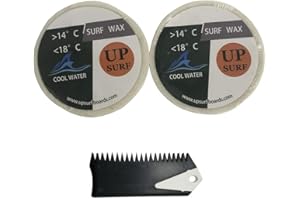 UPSURF Tavola Da Surf Set Di Cera Pinna Wax Tavola Da Surf Con Pettine a Cera