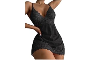 Zilosconcy Damen Unterwäsche Lingerie Sexy Reizwäsche Spitze Bodysuit Sexy Dessous Damen Für Sex Damen Sexy Nachtwäsche Nachtwäsche Sexy Damen Push Up BH + Panty Verführerische Reizvoll Babydoll