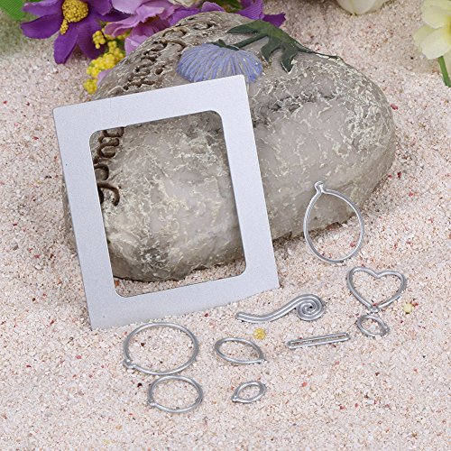 Amazingdeal365 10 PCS BallonMetall Form Schablonen Schneiden DIY Dekor Sammelalbum Karten Buchzeichen Lesezeichen als Geschenk für Freunde Geburtstag Kinder,Kindergarten Hobby Schule Handarbeit Unterricht usw. Ein tolles Geschenk! - 3