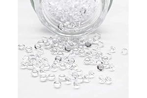 Bonnin 5000 Wedding Scatter Confetti Crystals Acrylic Diamonds Rhinestones for Table Decorations Bridal Shower Vase Beads 6-8 Tables (Clear)