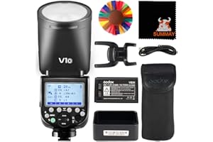 Godox V1 flash TTL a testa tonda per Olympus/Panasonic