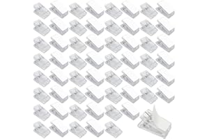 UMCHU CLVPAI 60 Stück Klebrige Federclips,Kunststoff Klebeklammern,Selbstklebende Wandclips,Foto Clips,für Zuhause Büro Fotoposter(Einseitig klebend)