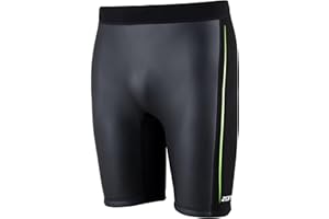 ZONE3 Active Buoyancy Shorts, 3/2mm Neoprene Swim Pants For Swim Training, Unisex Black Swim Jammers Made With Smoothskin