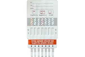 SEGMINISMART Drug Testing Kit, Tests for 7 Main Drugs in Urine, Test Home or Work, Detailed Instructions