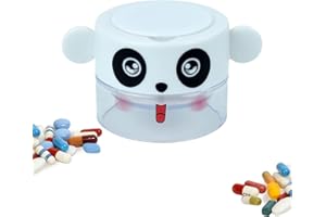 MELGO 1 Pack Pill Crusher and Grinder, Pill Crusher Portable, Professional Pill Pulverizer, Tablet Crusher， Domestic Pill Crusher for Pills, Vitamins, Tablets, Elderly, Children, Pets (White)