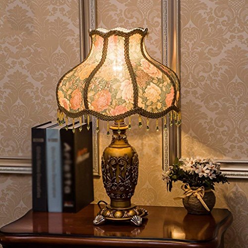 Preisvergleich Produktbild AEXU Schick Tischlampe American Country Schlafzimmer Studie Wohnzimmer Nachttischlampe Dekorative Tischlampe Originalität (Farbe: B)