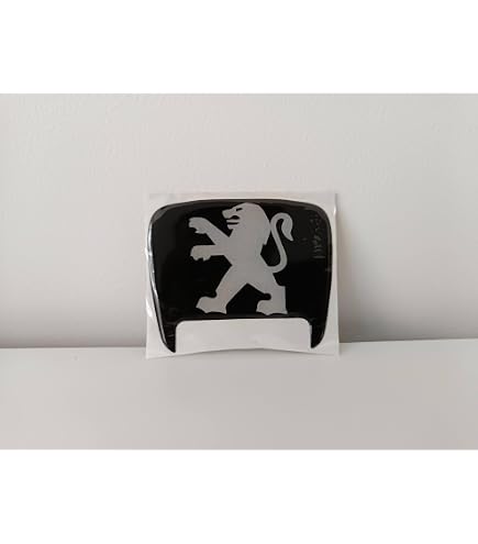 Logo Lion Chromé Autocollant Pour Coffre Peugeot 406 Berline Et Coupé - Badge Origine - 5
