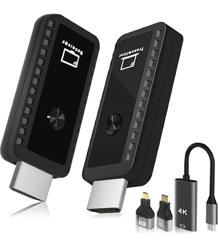 Eppfun Drahtloser HDMI Sender & Empfänger – 1080p 60Hz, Bis Zu 30m Reichweite, Plug & Play